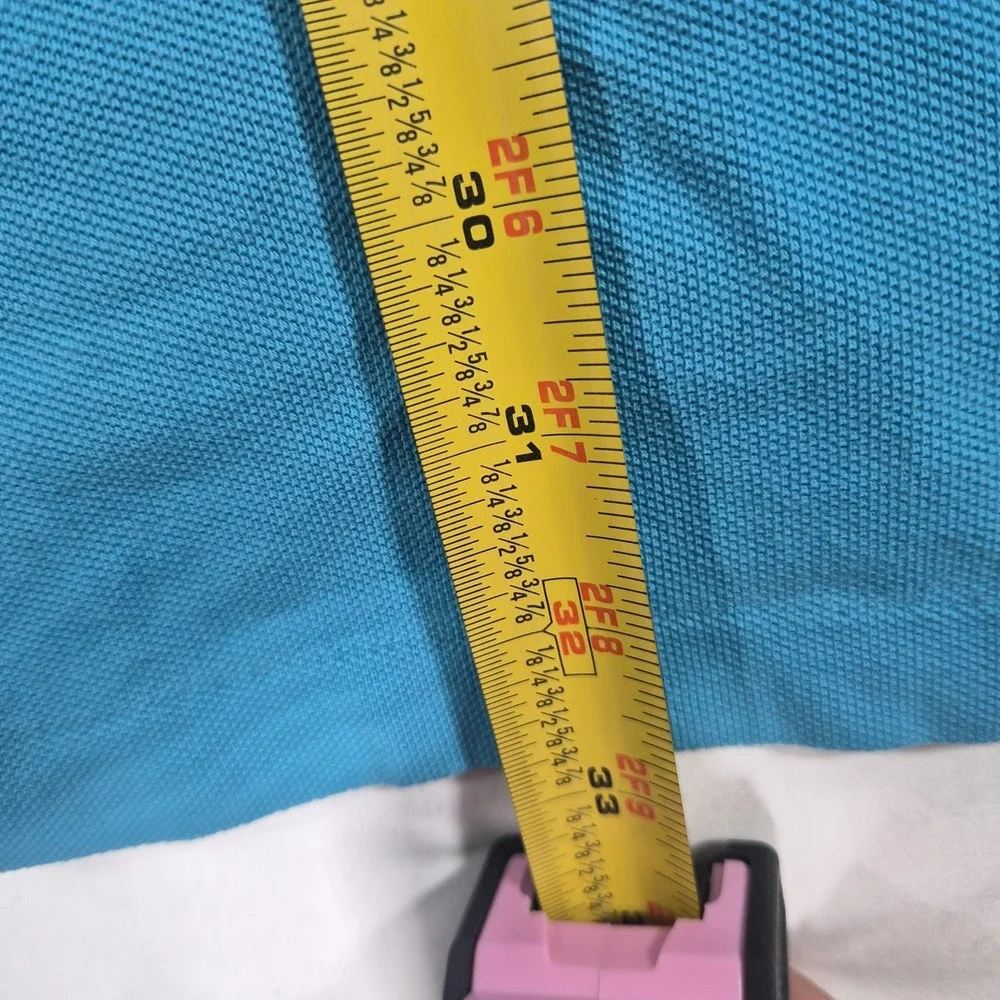 Vtg Polo Ralph Lauren Men's 3XLT Turquoise Blue Pink Pony Cotton